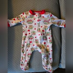 Star Wars Yoda Valentine's Day Hearts Red and White Kids One Piece